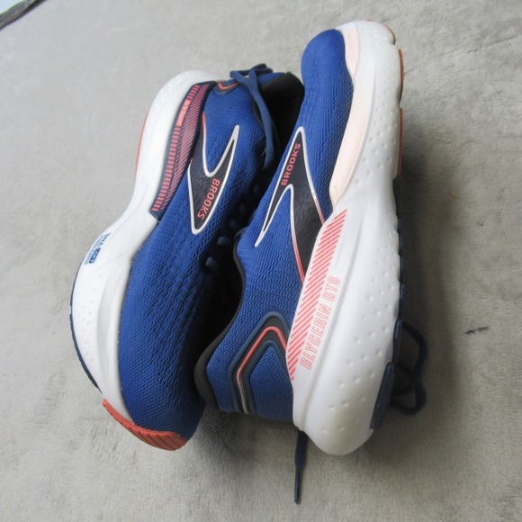 Brooks Women Shoes 10.5 B Blue Glycerin 21 GTS Running Lightweight Chunky Active - Picture 10 of 16